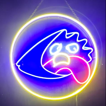 Delicious Clam's neon sign