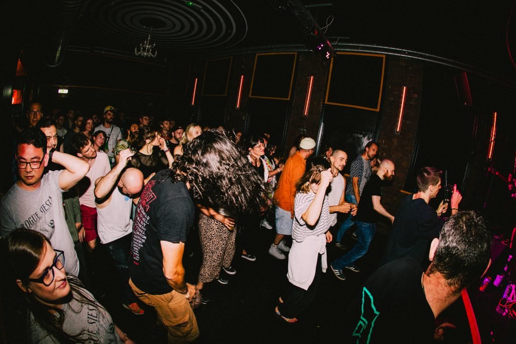 A packed dancefloor at Hallamshire Hotel, Sheffield